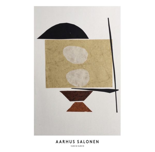 Salonen - Aarhus Salonen Kunstplakat af Kunstner Anne Aarsland og kunstner og stylist Mette Helena Rasmussen i forbindelse med udstillingen ’Salonen'