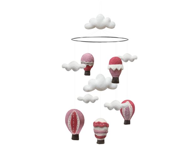Gamcha Uro - Luftballon lyserøde svævende luftballoner ophæng puslebordspynt
