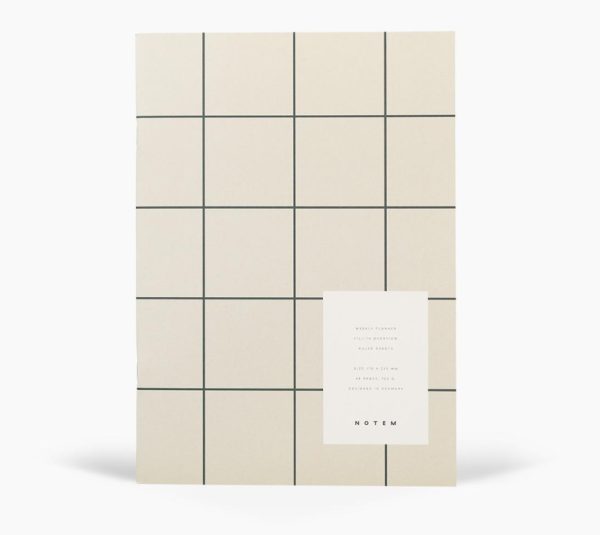 Notem - Kalender Medium Lys Grå