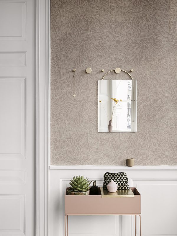 Ferm Living - Tapet Støvet Rose